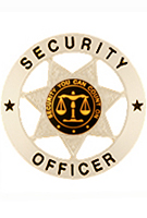 SECURITY YOU CAN COUNT ON SCALES BLACK/GOLD