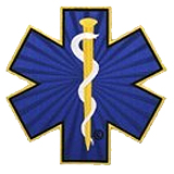 3″ STAR OF LIFE – BLUE/WHITE/GOLD