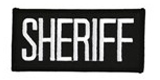 2 X 4 SHERIFF – BLACK WITH WHITE