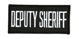 2 X 4 DEPUTY SHERIFF – BLACK WITH WHITE