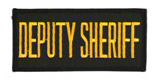 2 X 4 DEPUTY SHERIFF – BLACK WITH GOLD