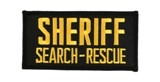 2 X 4 SHERIFF SEARCH AND RESCUE – BLACK WITH GOLD