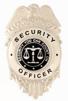 SECURITY YOU CAN COUNT ON BLACK/SILVER