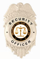 SECURITY YOU CAN COUNT ON WHITE/GOLD