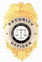 SECURITY YOU CAN COUNT ON WHITE/SILVER