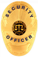 SECURITY YOU CAN COUNT ON SCALES BLACK/GOLD