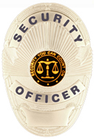 SECURITY YOU CAN COUNT ON SCALES BLACK/GOLD