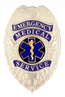 EMERGENCY MEDICAL SERVICE TEARDROP – SILVER